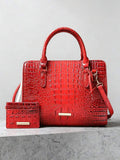 Ruby Red Crocodile Bag