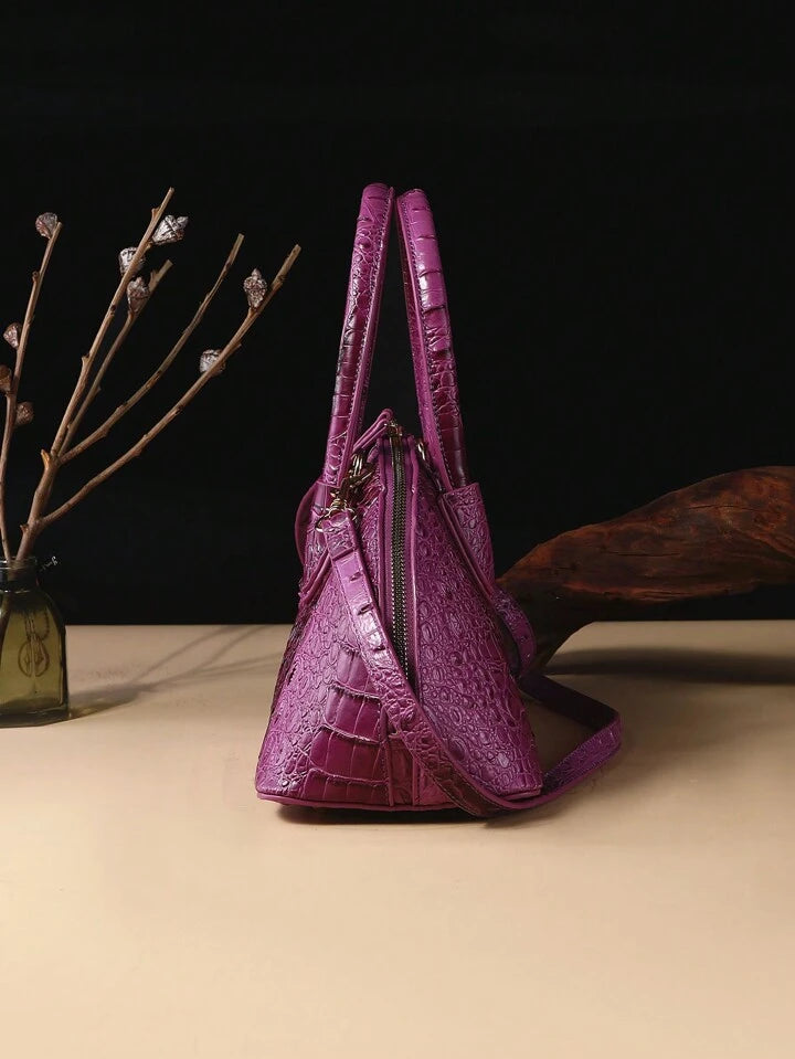 Wild Orchard Crocodile Bag