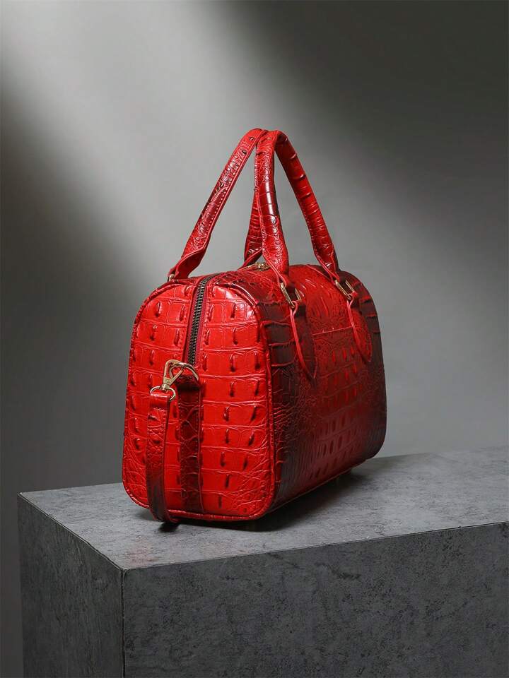 Ruby Red Crocodile Bag