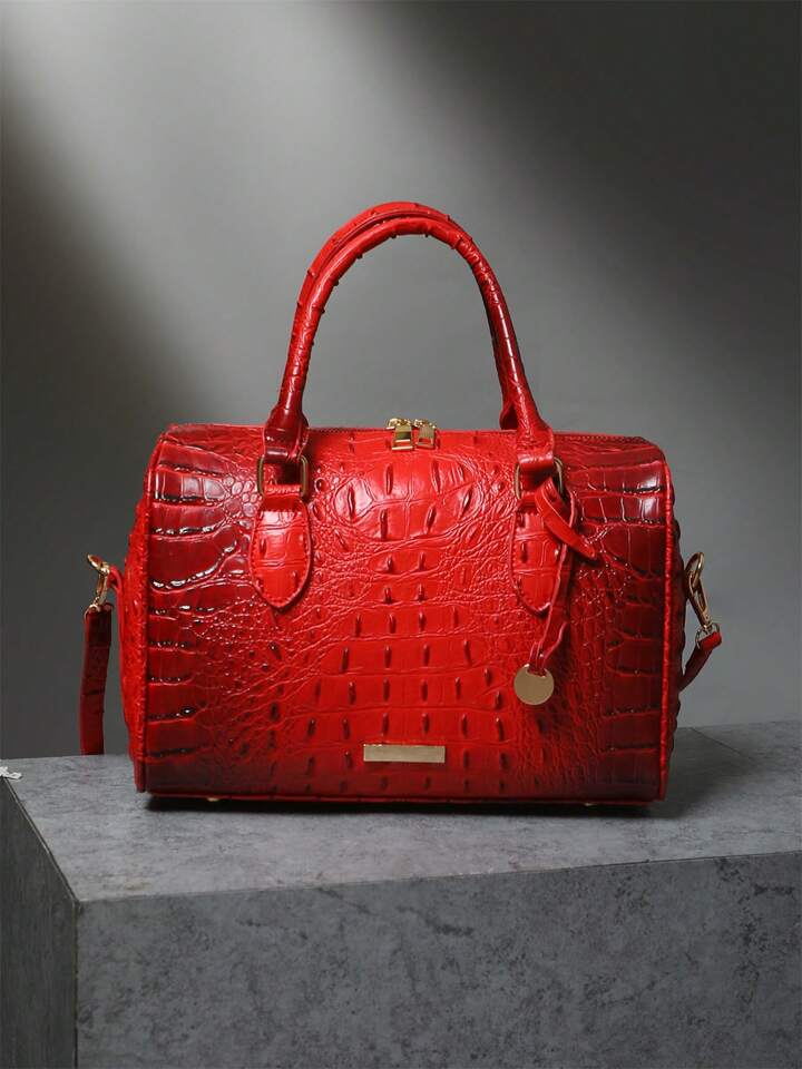 Ruby Red Crocodile Bag