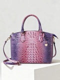 Lavender Crocodile Bag