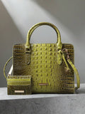 Pistachio Crocodile Bag