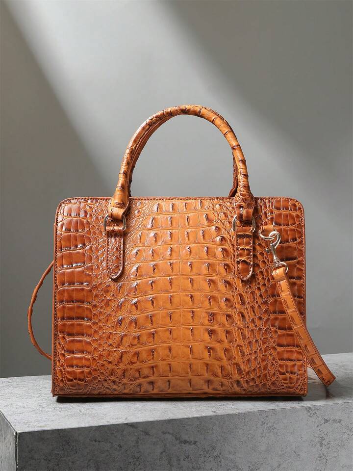 Toasted Crocodile Bag
