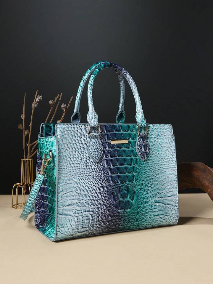 Aqua Lagoon Crocodile Bag Set